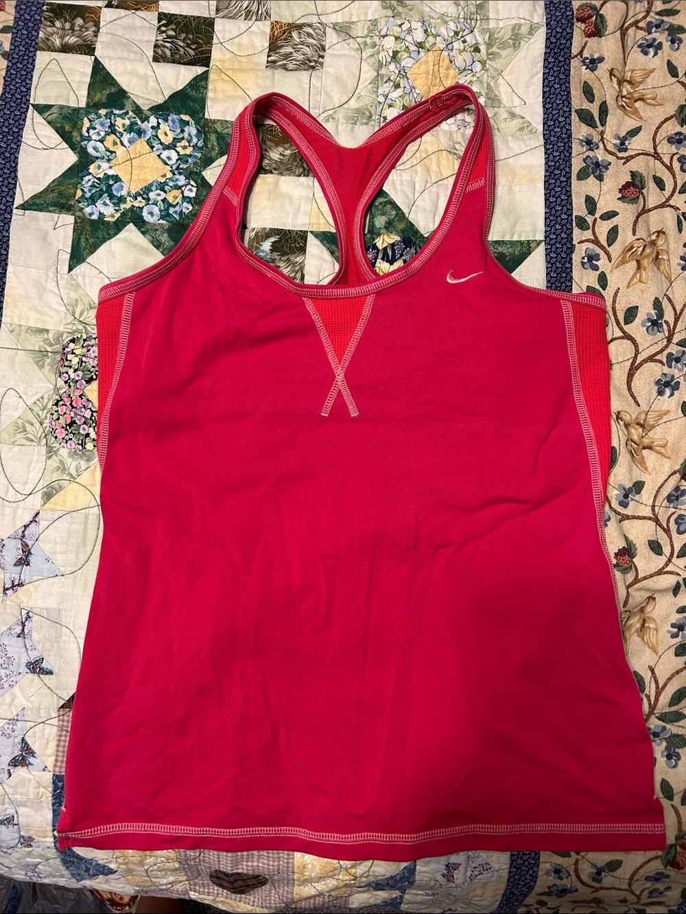 Nike Pink Racerback Athletic Tank Top